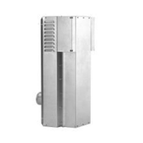 Napoleon GD-201 direct vent fireplace periscope snorkel sized 4 by 7 inches for below-grade wall penetration