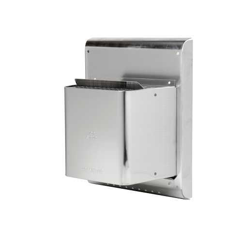 Napoleon GD422-1 wall terminal with vinyl siding shield for safe venting of gas fireplaces
