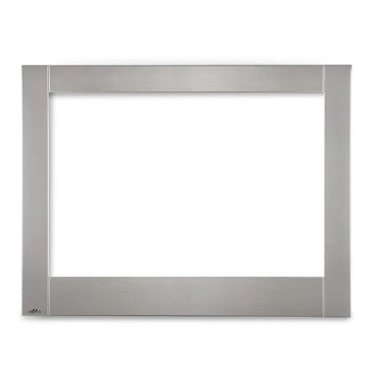 Napoleon GSS42SCN protective fireplace screen kit installed on a 42-inch Napoleon gas fireplace