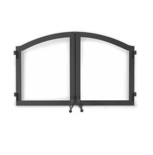 Napoleon H335-1K Classic Black arched fireplace doors for select Napoleon gas fireplaces