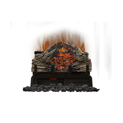 Napoleon NEFI18H Woodland 18-inch electric log set with realistic glowing logs and LED flames for masonry fireplaces