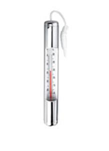 Ocean Blue Chrome Plated Thermometer, model 150025B
