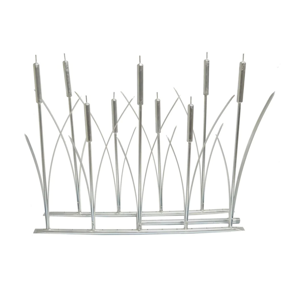 The Outdoor Plus Cat Tail Fireplace Burner, 6 inch x 18 inch, Stainless Steel, model OPT-18WRF18