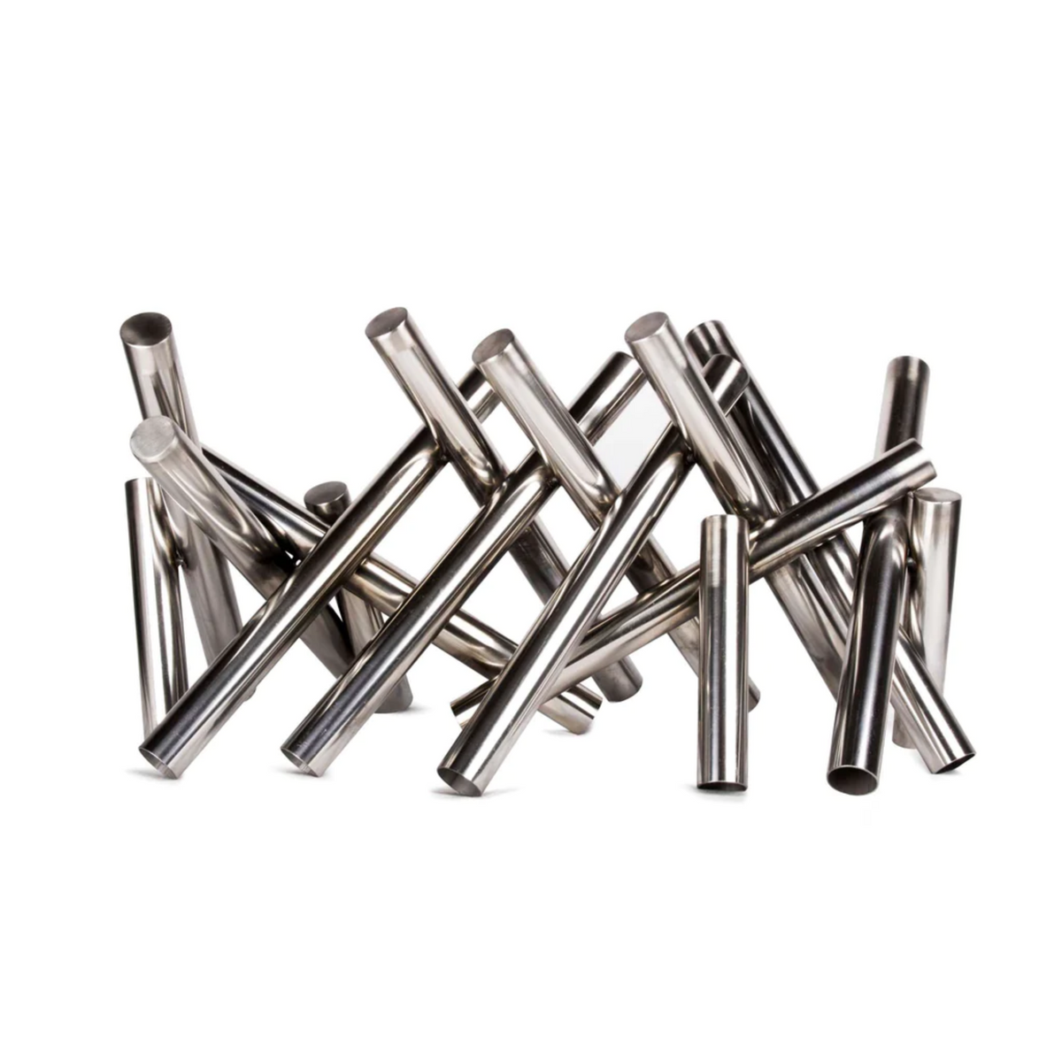 The Outdoor Plus Logs, 24 inch, Polished Stainless Steel, model OPT-CS2410