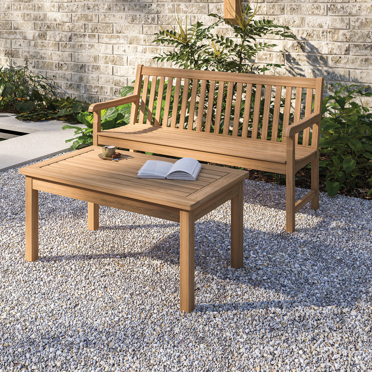 Oxford Garden Classic Teak 5 ft Bench, view 3