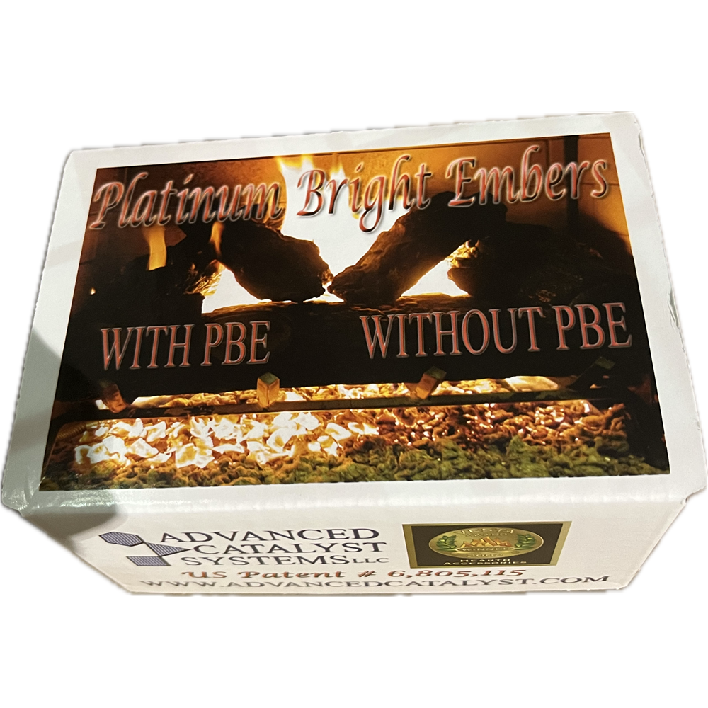 Platinum Bright Embers decorative fireplace ember media