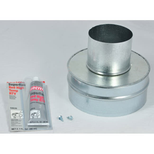 Pentair Metal Flue Collar Kit, 4 inch x 8 inch, model 77707-0077