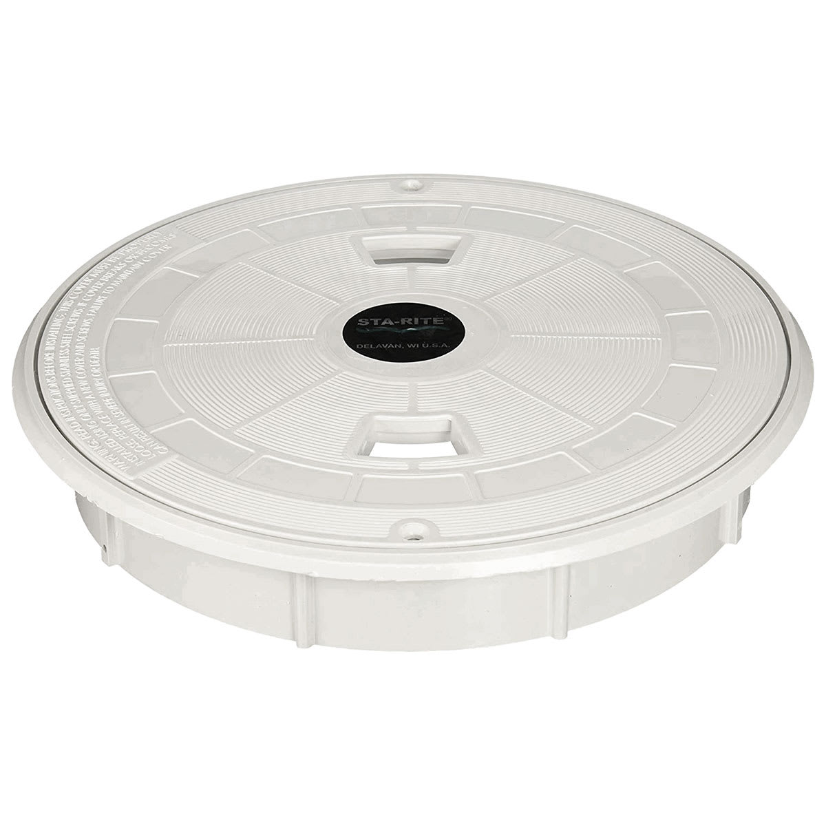 Pentair U-3 Skimmer Lid and Collar Set, White, model 08650-0169