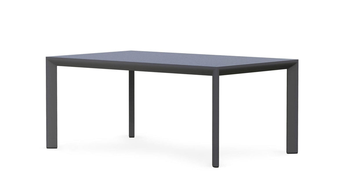 Porto Rectangular Dining Table in Charcoal