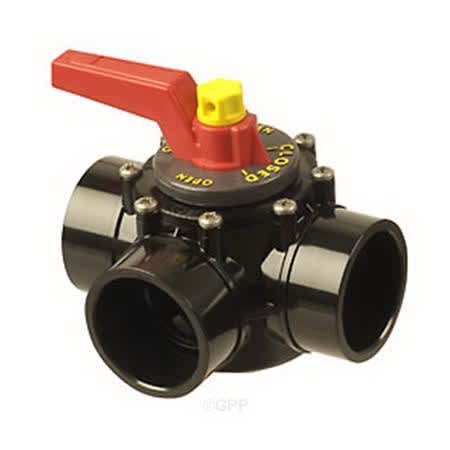 Praher High Heat 3-Port CPVC Valve, 1-1/2 inch to 2 inch, model OV3-1500