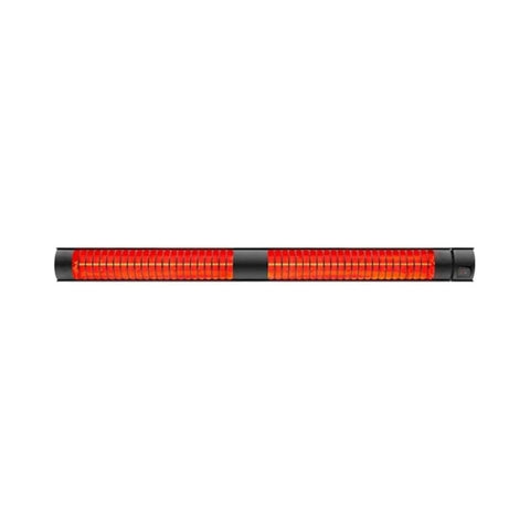 Stylish weatherproof outdoor heater with a sleek stainless steel finish for patios.