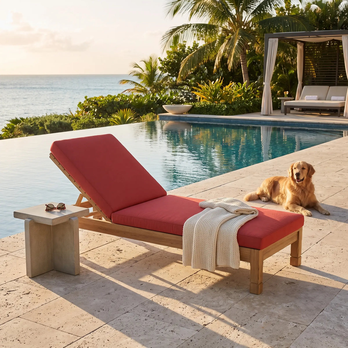 Anderson Teak SouthBay Sun Lounger