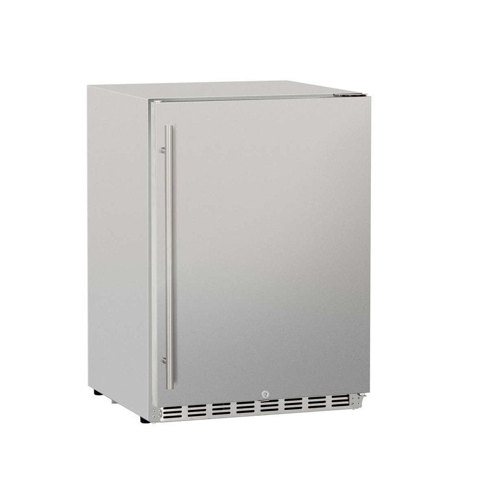 Summerset SSRFR-24D 24-inch 5.3 cu ft deluxe outdoor rated refrigerator