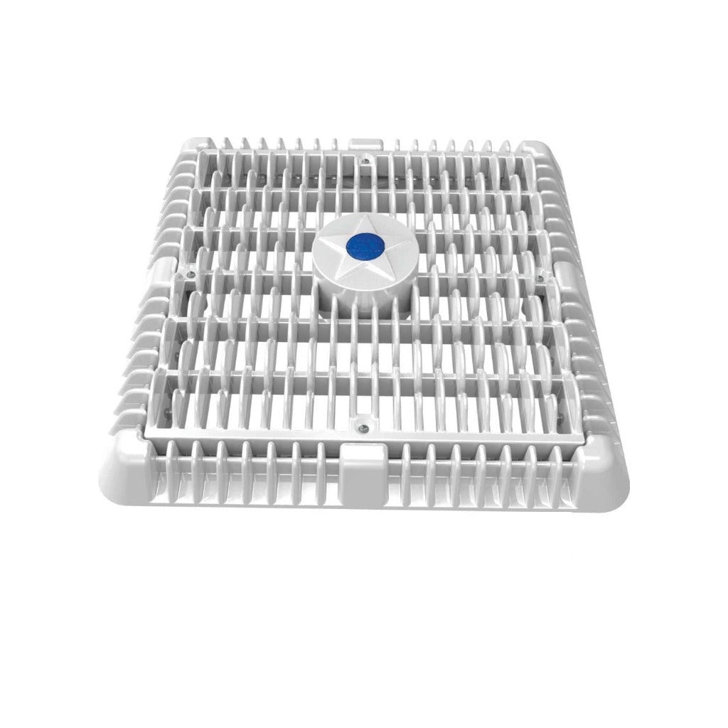 AquaStar Wave Suction Cover, 9", Square, White | WAV9WR101