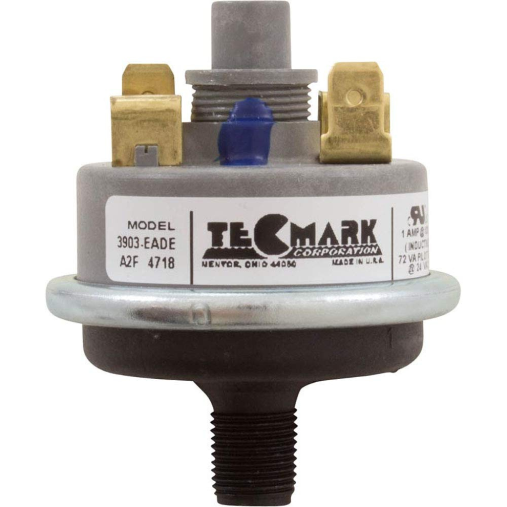 Tecmark Pressure Switch, 1/8 inch MPT, 2 PSI, 1A, for Balboa, model 3903-EADE