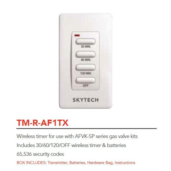 Firegear Wireless Wall Timer - TM-R-AF1TX