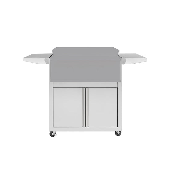 True Flame 30 inch Deluxe Griddle Cart in stainless steel, model CART-TF-GRID30