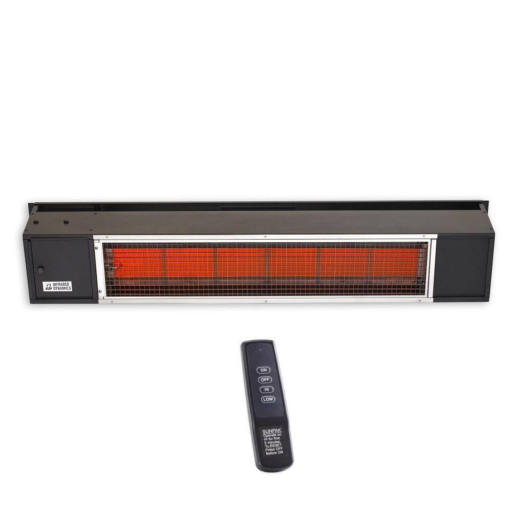 Sunpak 12023LP S34 B TSR Black Two Stage 25,000 And 34,000 BTU 48" Infrared Heater Liquid Propane