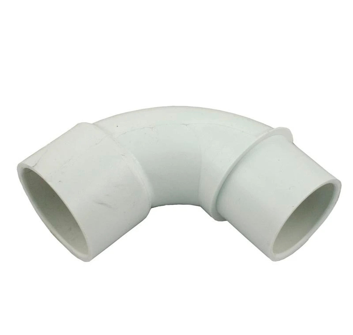 Waterway Plastics 90-Degree Sweep Elbow, 1-1/2 inch Slip x 1-1/2 inch Spigot, model 411-9100