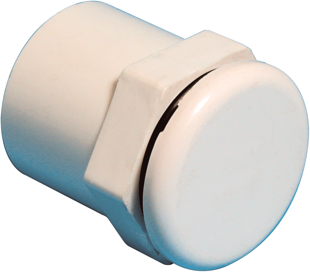 Waterway Plastics Low Profile Spa Air Injector, 1 inch, Stainless, model 670-2190
