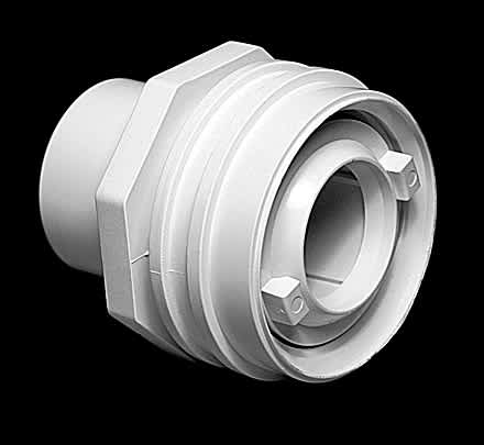 Waterway Plastics Flush Eyeball Inlet Fitting, 1-1/2 inch, Black, model 400-9191