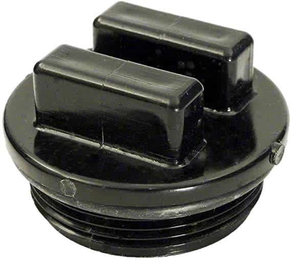 Waterway Plastics Universal Plug, 1-1/2 inch MPT, Black, model 400-6601