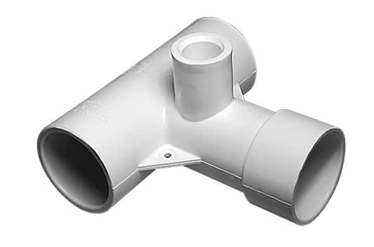 Waterway Plastics Venturi Jet Double Tee, 1-1/2 inch Socket, model 212-3370