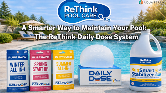 A Smarter Way to Maintain Your Pool The ReThink Daily Dose System Blog Cover