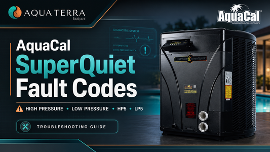 AquaCal SuperQuiet HIGH PRESSURE, LOW PRESSURE, HP5 and LP5 Faults Explaine