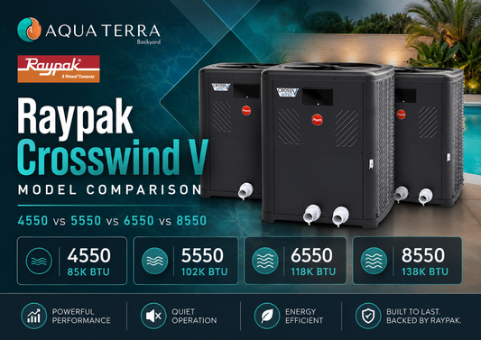 Raypak Crosswind V Model Comparison 4550 vs 5550 vs 6550 vs 8550