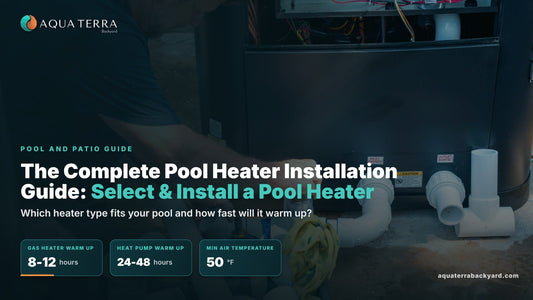 The Complete Pool Heater Installation Guide: Select & Install a Pool Heater, over pool heater plumbing.