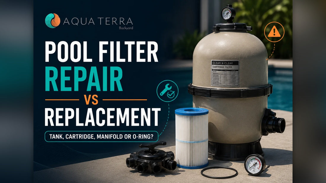 Pool Filter Repair vs Replacement: When to Replace the Tank, Cartridge, Manifold, O-Ring or Whole Filter