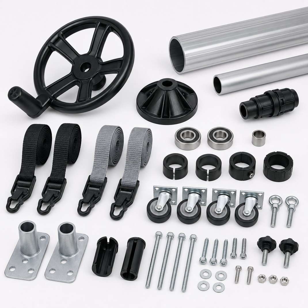 Pool Cover Reel Parts, Handles, Straps & Tube Kits – Aqua Terra Backyard