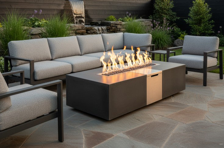 Outdoor Fire Tables | Stylish Fire Features for Patios – Aqua Terra ...