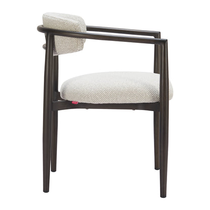 Midori Outdoor Patio Dining Chair, White