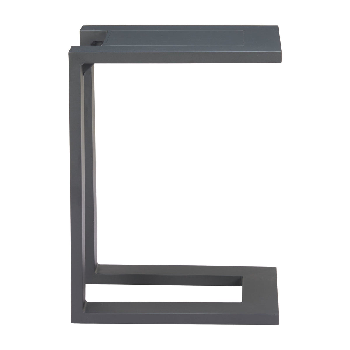 Tudi Outdoor Patio Side Table, Black