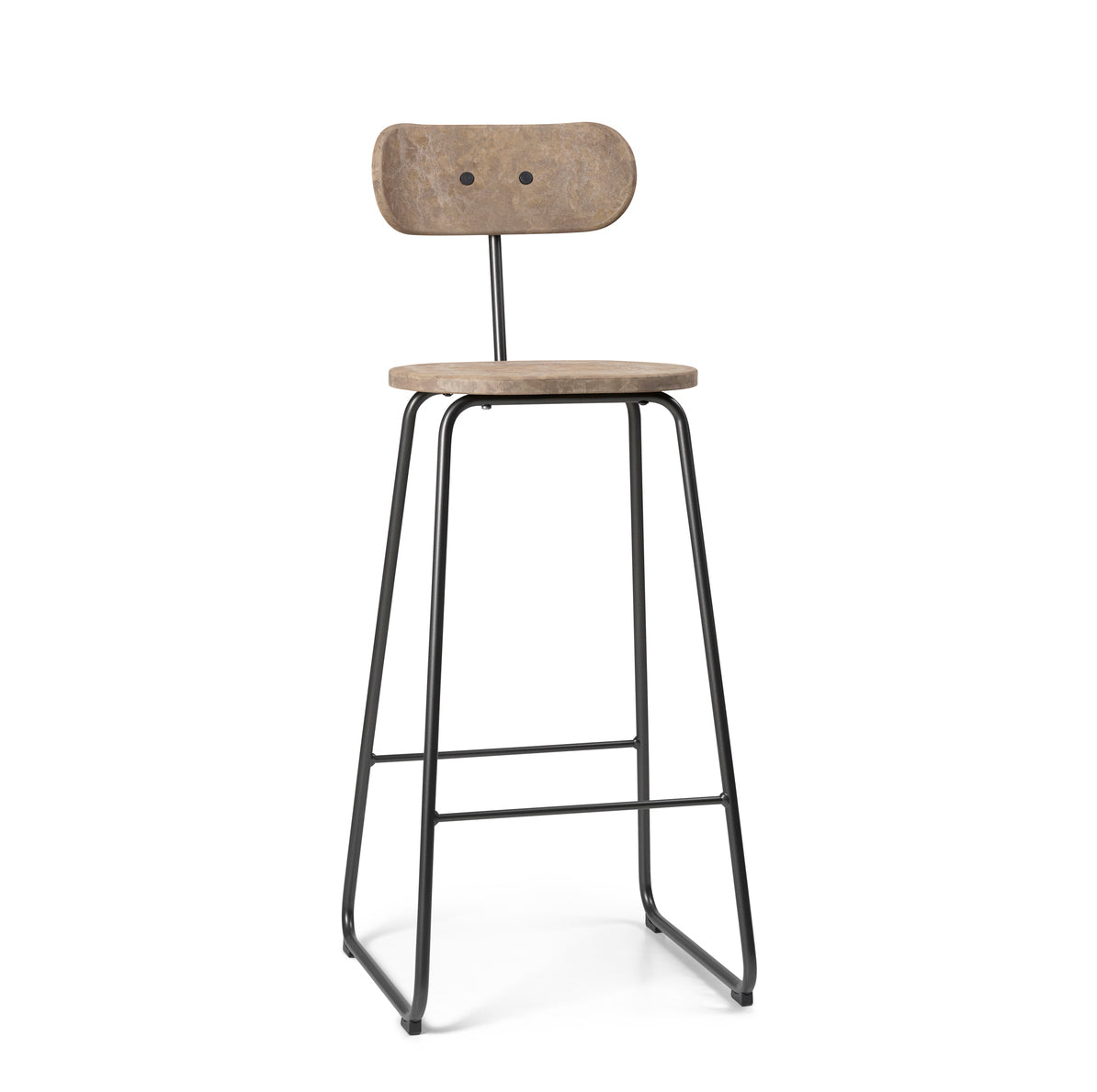 Mater Earth Stool with Backrest
