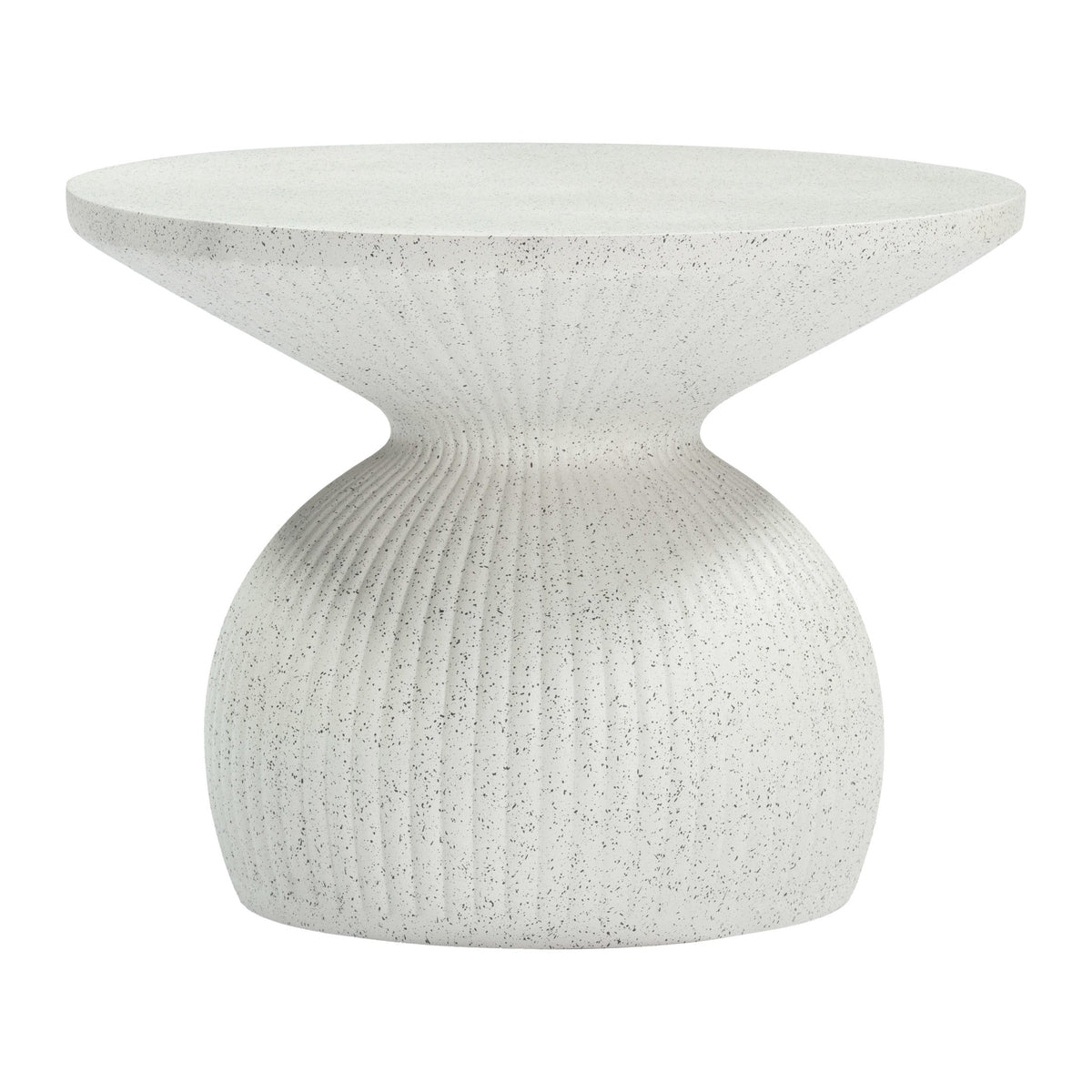 Corza Outdoor Patio Coffee Table, White