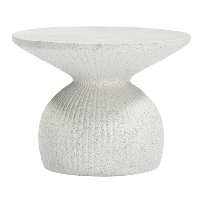 Corza Outdoor Patio Coffee Table, White