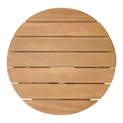 Zahara Outdoor Patio Side Table, Natural