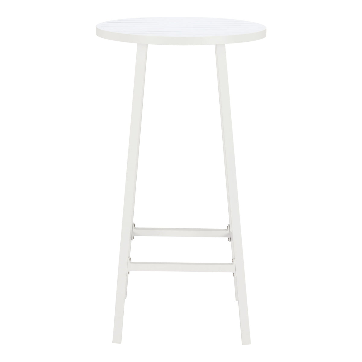 Ren Outdoor Patio Bar Table, White