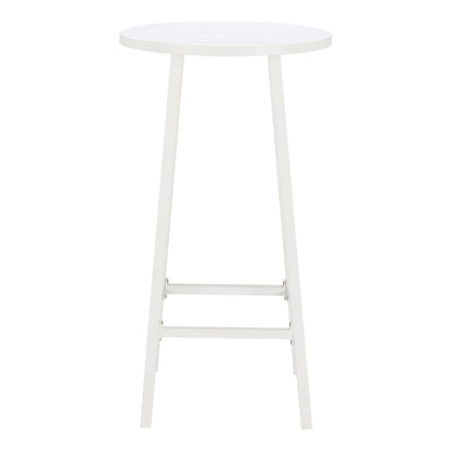 Ren Outdoor Patio Bar Table, White