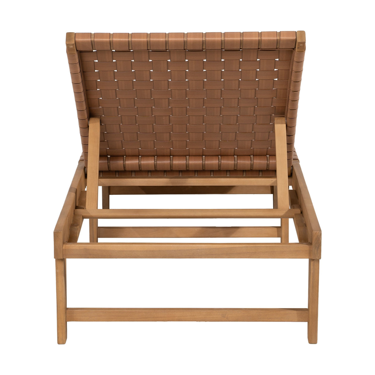 Breath Outdoor Patio Chaise Lounge, Brown