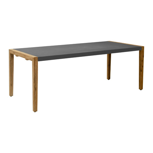 Kata Outdoor Patio Dining Table, Gray