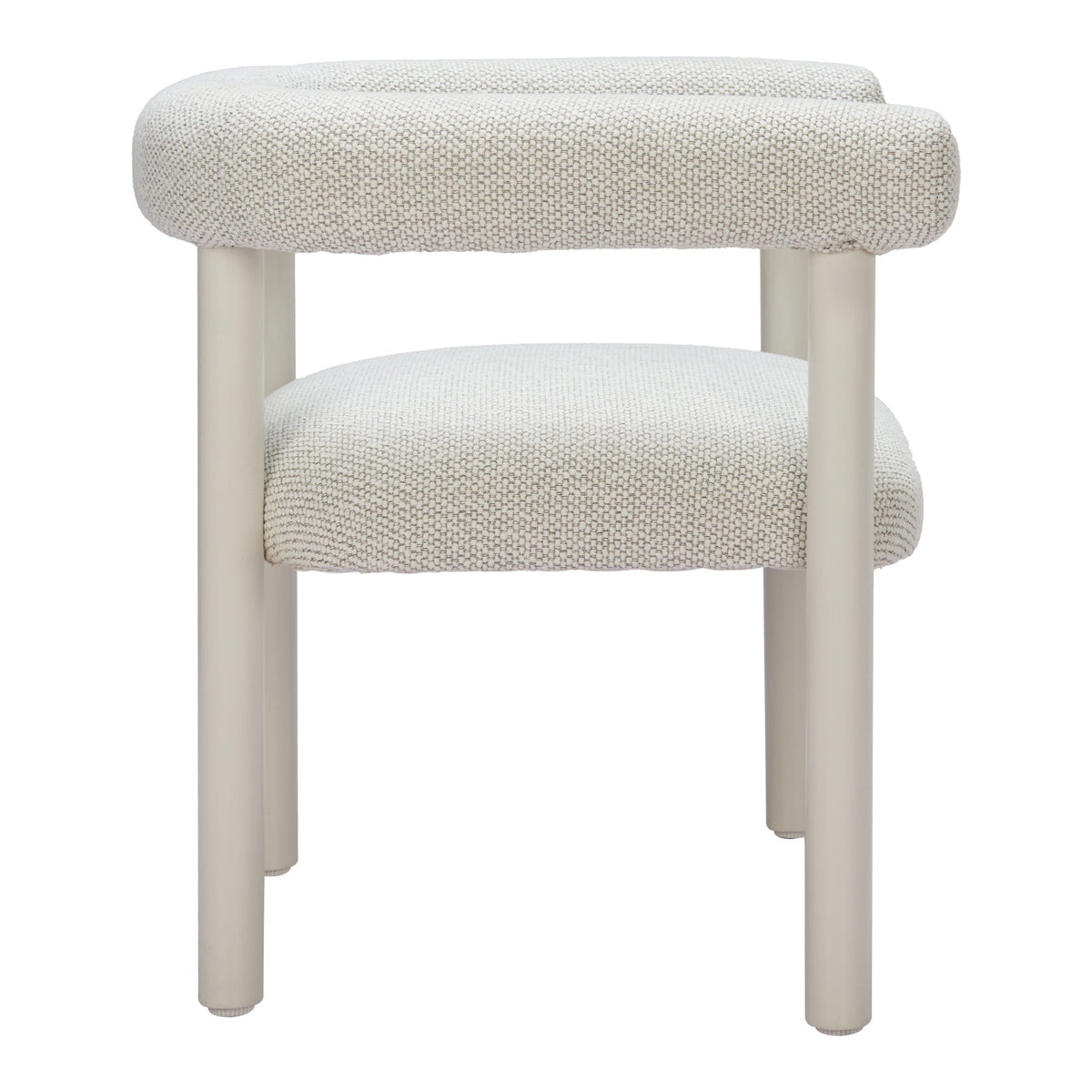 Sunbath Outdoor Patio Dining Chair, Set of 2, White