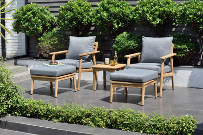 Amazonia Eve Teak Outdoor Conversation Set with Cushions