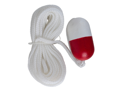 Kemp USA Economy 60 ft Throw Line with Red/White Float
