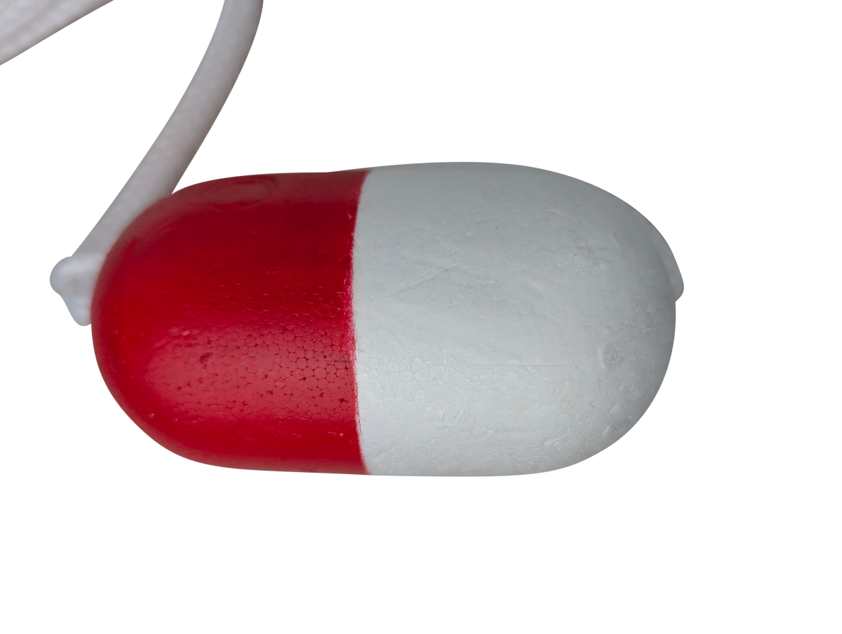 Kemp USA Economy 60 ft Throw Line with Red/White Float, Kemp USA