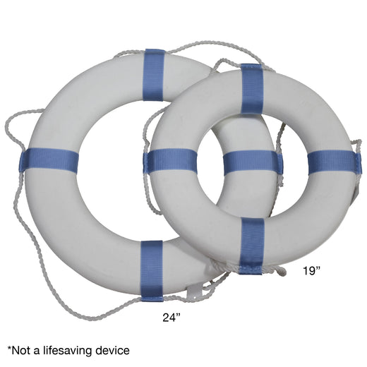 Kemp USA 24 in Lifestyle Ring Buoy, Not For Lifesaving