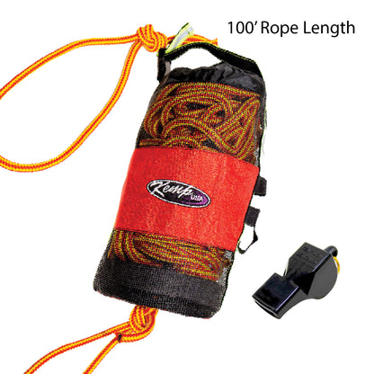 Kemp USA Water Rescue Throw Bag with Rope and Whistle, Kemp USA